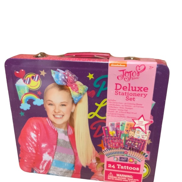 JoJo Siwa Toys New Jojo Siwa Stationery Set With Tin Carry Case